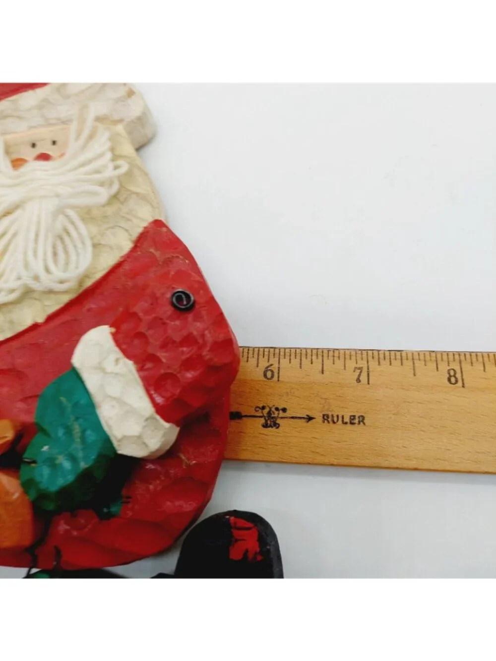 Wooden Santa Door Wall Hanging 8